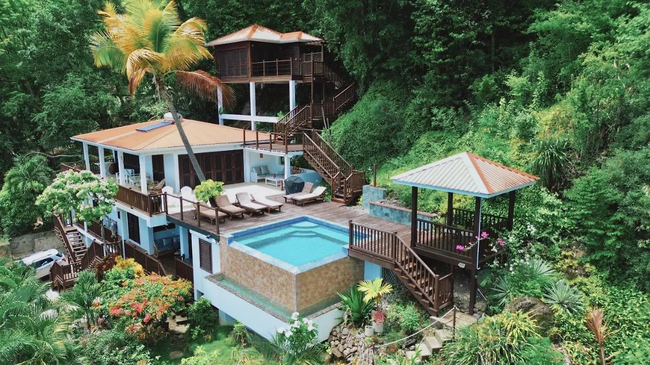 Moringa Villa Master Suite Soufriere Lodge